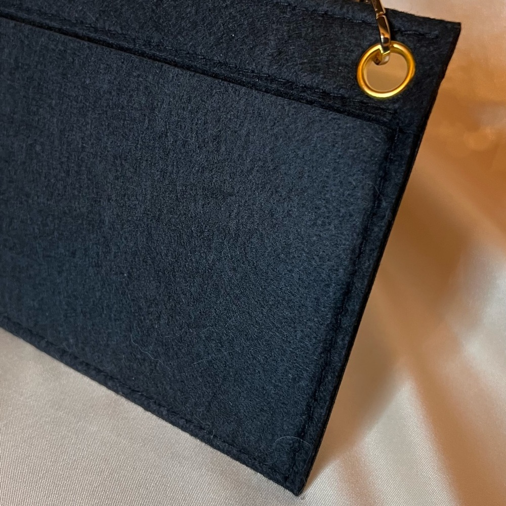 New Chain & Large Black Wallet Insert/Converter - image 4